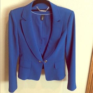 Gorgeous cobalt blue blazer, EUC - WHBM sz 4